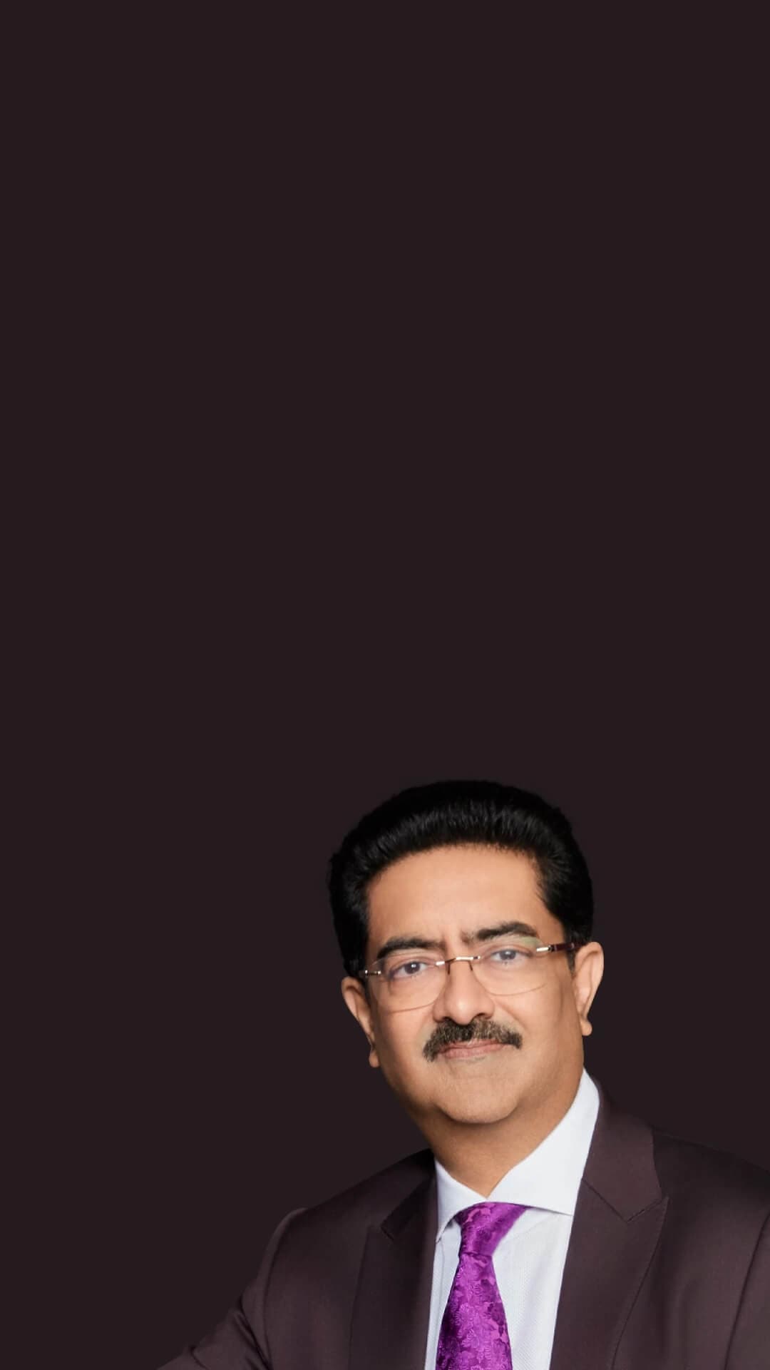 Mobile background for Mr. Kumar Mangalam Birla